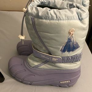 Kids Sorel frozen snow boots